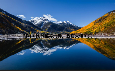 游客可以登临凌云寺, 观赏大佛风采