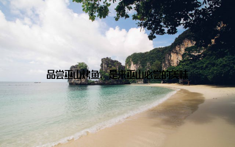 品尝巫山烤鱼, 是来巫山必尝的美味