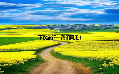 下次旅行, 我们再见!