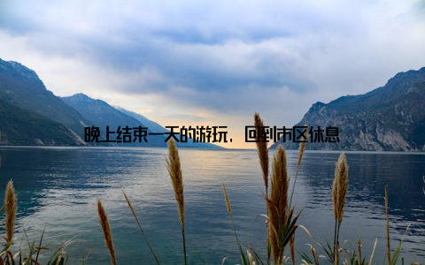 晚上结束一天的游玩, 回到市区休息