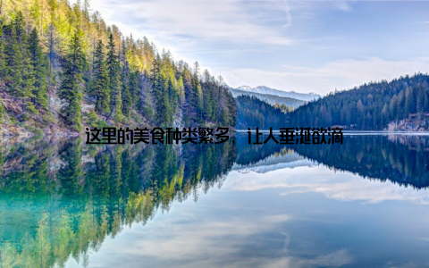 这里的美食种类繁多, 让人垂涎欲滴