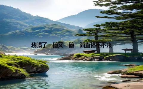 我喝了一碗又一碗, 简直停不下来