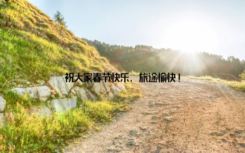 祝大家春节快乐, 旅途愉快!