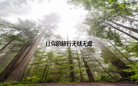 让你的旅行无忧无虑