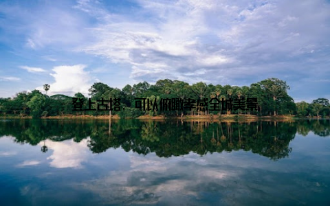 登上古塔, 可以俯瞰孝感全城美景