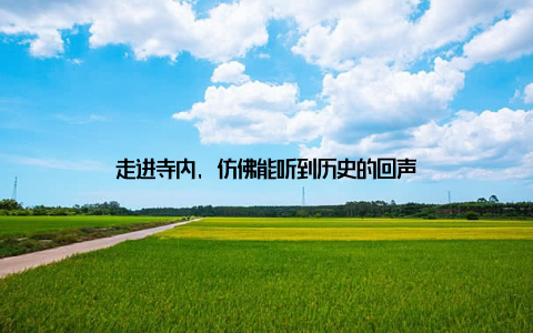 走进寺内, 仿佛能听到历史的回声