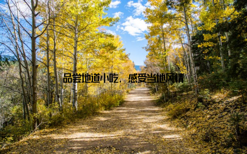 品尝地道小吃, 感受当地风情