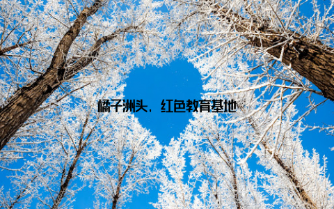 橘子洲头, 红色教育基地